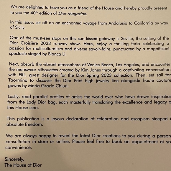 Dior magazine - Picture 5 of 5